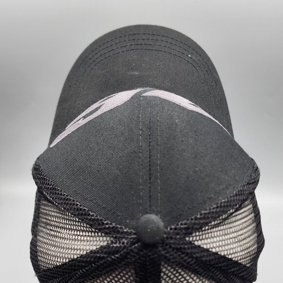 VR46 Valentino Rossi Racing Trucker Hat Black Mesh Snapback Cap OSFA - Picture 5 of 9